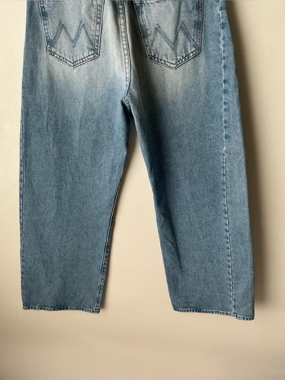 MOTHER SUPERIOR Jeans Half-Pipe Ankle This Is How I Roll Blue Size 25 - Picture 7 of 13